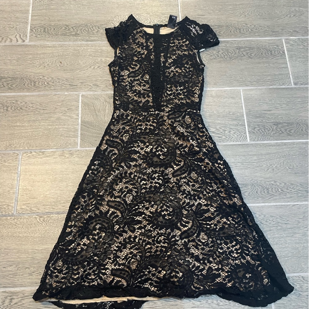Aqua Black Dress